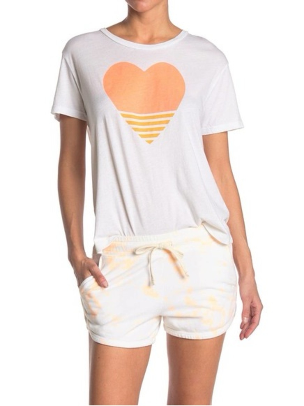 SUNDRY Heart Graphic Tee‎